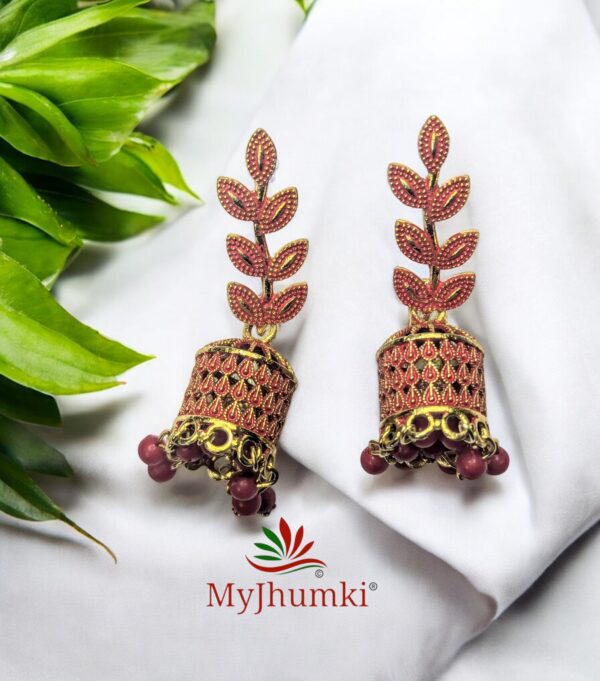 Oxidised Jhumka Earring For Women